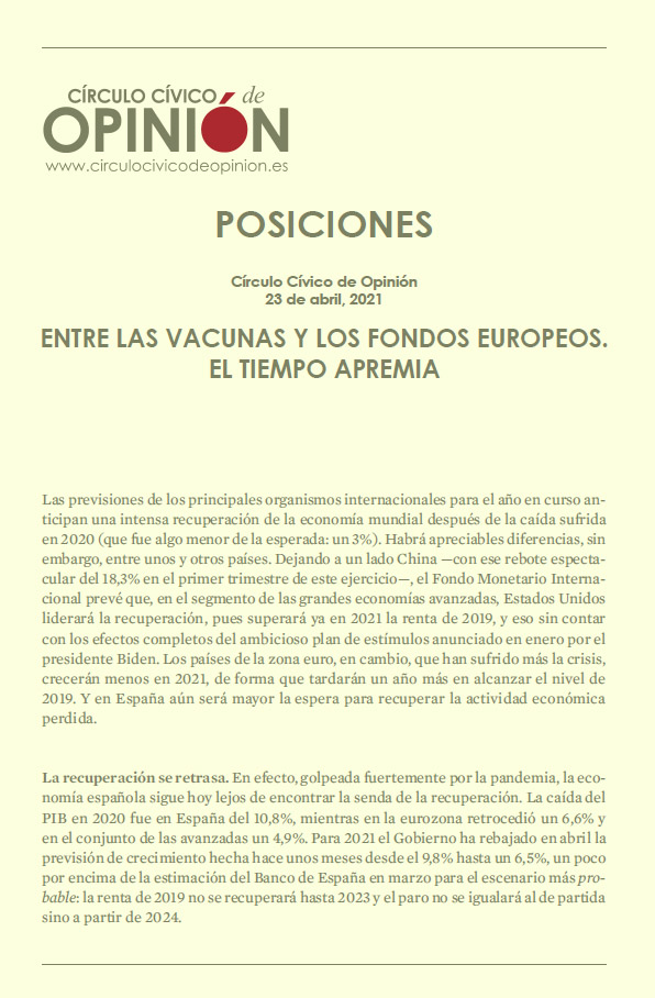 POSICIONES 41 del Círculo Cívico de Opinión